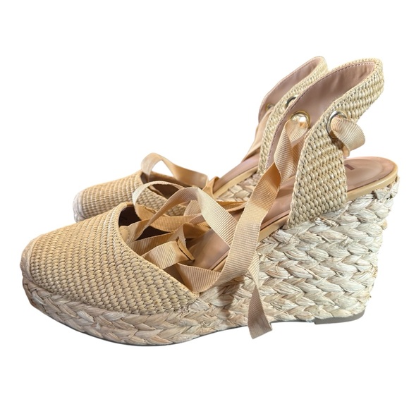 I.N.C. International Concepts Women's Maisie Lace-Up Espadrille Wedge Size 11 - Picture 1 of 10